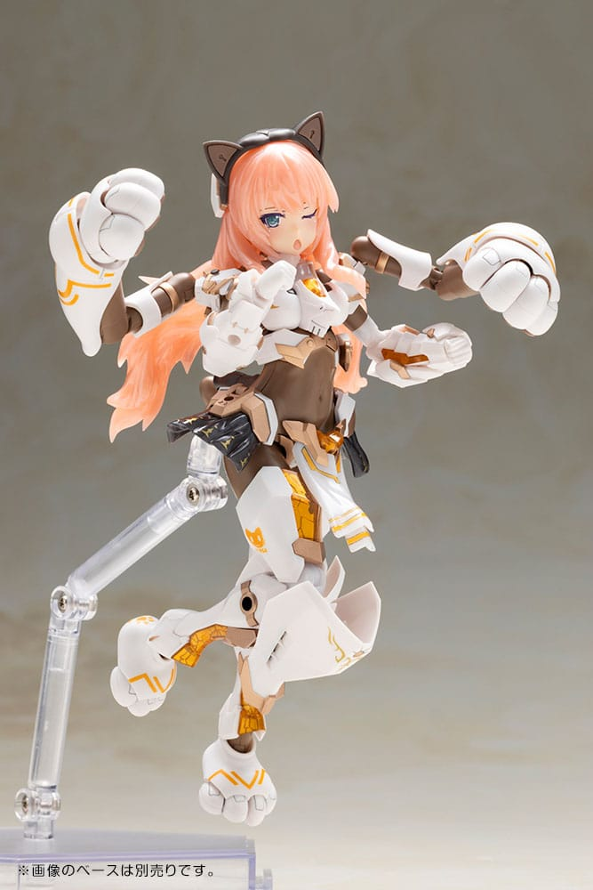 Frame Arms Girl Plastic Model Kit Durga I Cat Armor Ver. Calico