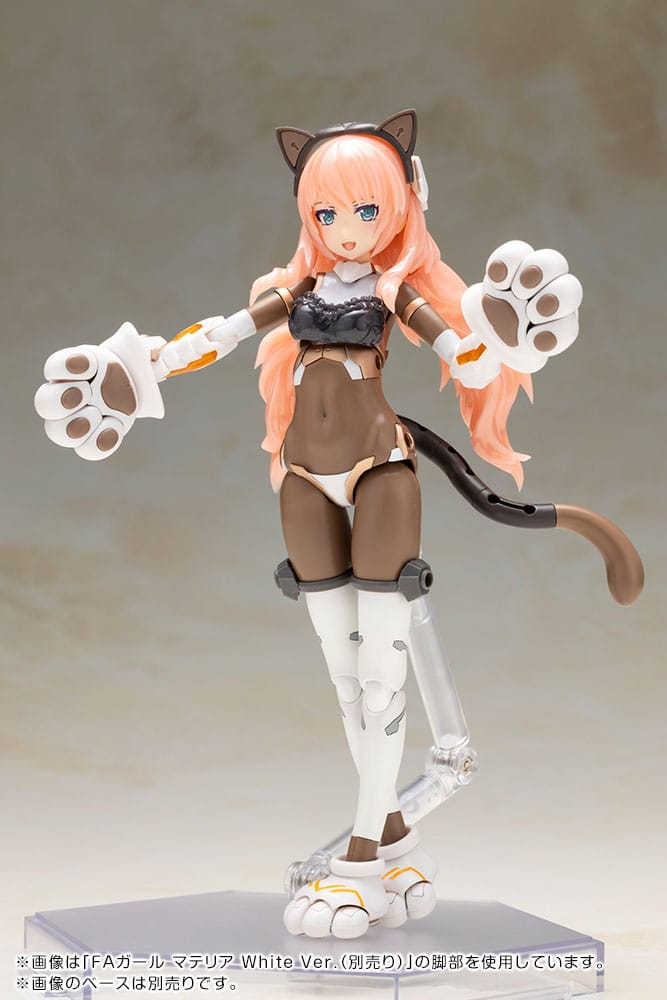 Frame Arms Girl Plastic Model Kit Durga I Cat Armor Ver. Calico