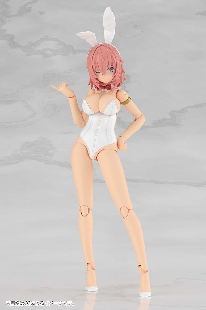Frame Arms Girl Plastic Model Kit Durga I Bunny Style White Ver