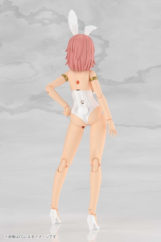 Frame Arms Girl Plastic Model Kit Durga I Bunny Style White Ver