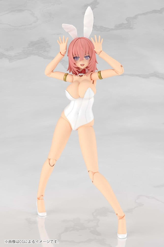 Frame Arms Girl Plastic Model Kit Durga I Bunny Style White Ver