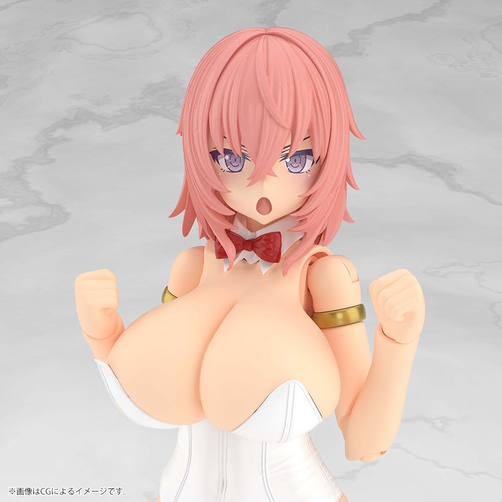 Frame Arms Girl Plastic Model Kit Durga I Bunny Style White Ver