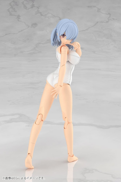 Frame Arms Girl Plastic Model Kit Mizuki School Swimsuits White Ver