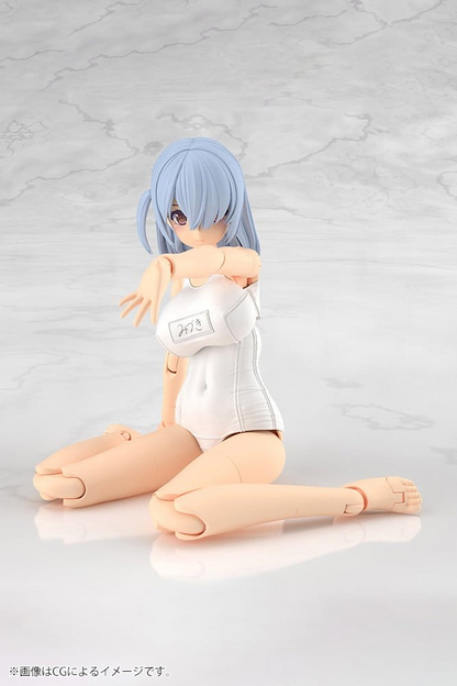 Frame Arms Girl Plastic Model Kit Mizuki School Swimsuits White Ver