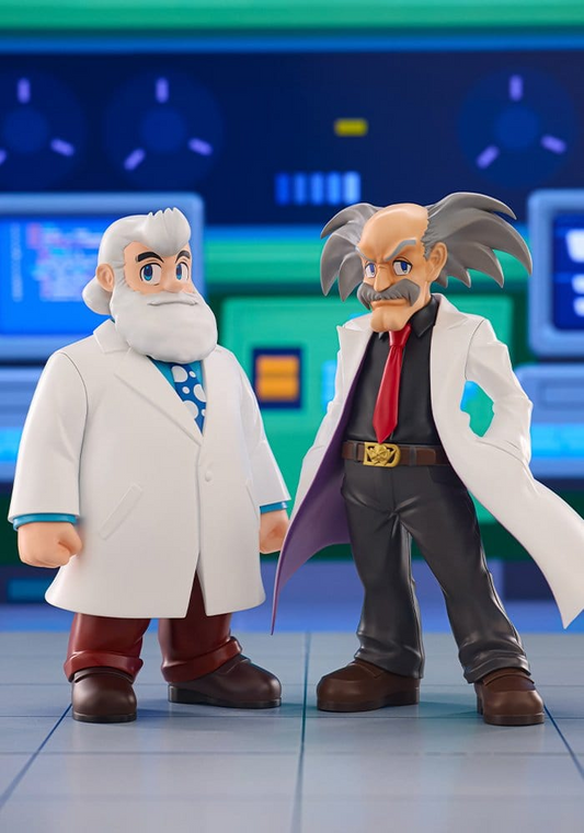 Mega Man 11 Oshi Works Statue Dr. Wily & Dr. Light