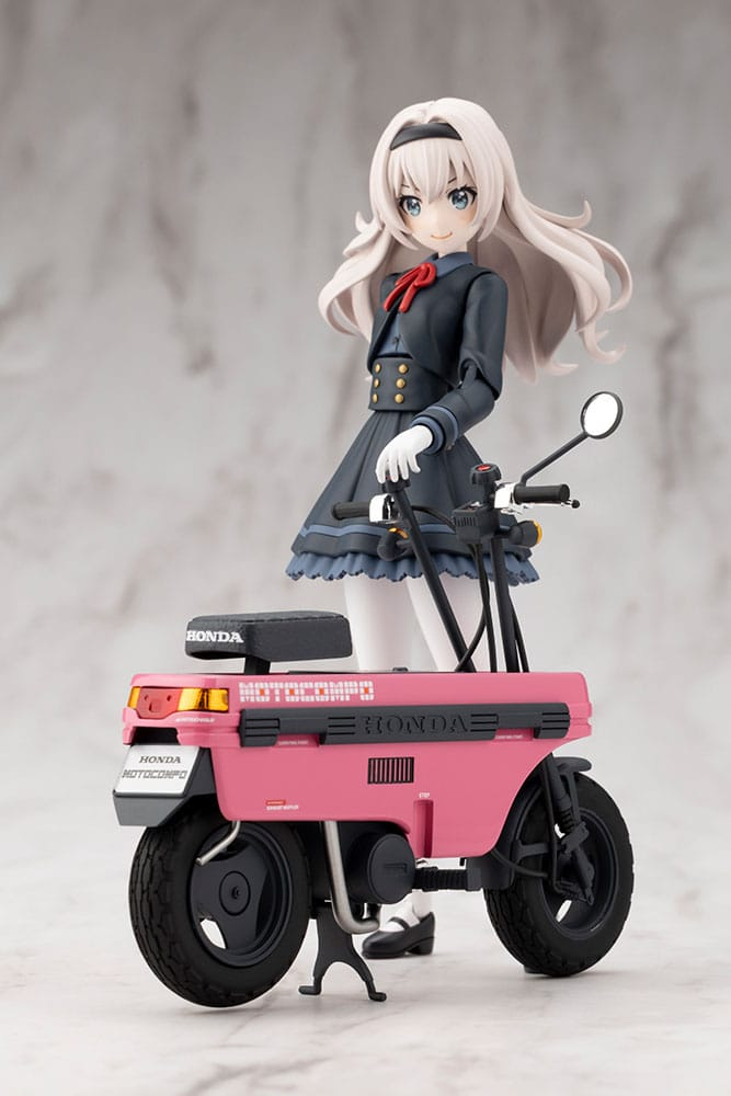 Sousai Shojo Teien Plastic Model Kit 1/10 Emma Koishikawa Nocturne with Honda AB12 Motocompo