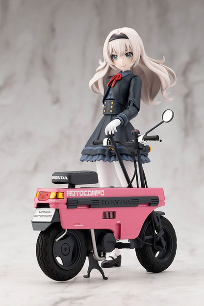 Sousai Shojo Teien Plastic Model Kit 1/10 Emma Koishikawa Nocturne with Honda AB12 Motocompo
