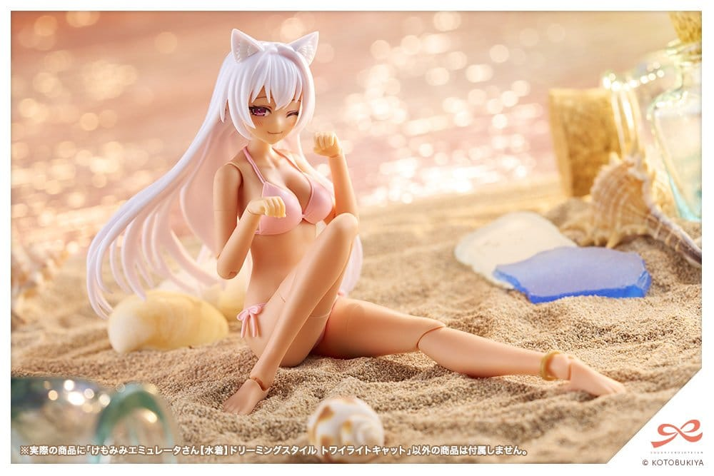 Sousai Shojo Teien 1/10 Scale Plastic Model Kit Animal Ears Emulator Swim Style Dreaming Style Twilight Cat