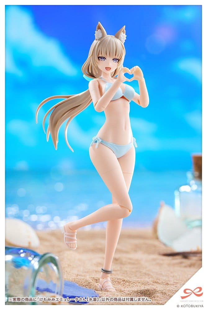 Sousai Shojo Teien 1/10 Scale Plastic Model Kit Animal Ears Emulator Swim Style