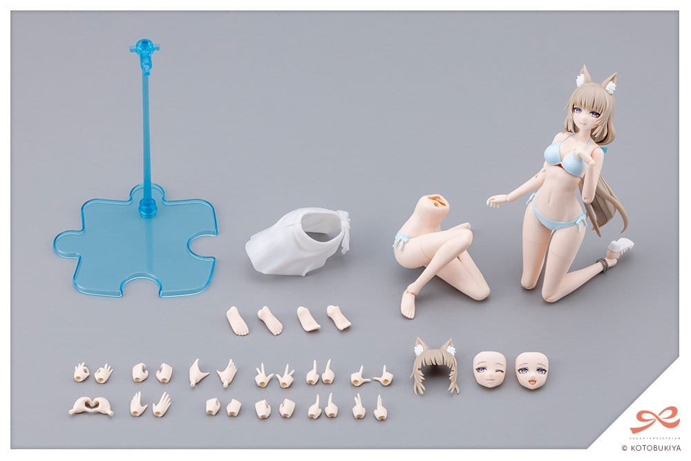 Sousai Shojo Teien 1/10 Scale Plastic Model Kit Animal Ears Emulator Swim Style