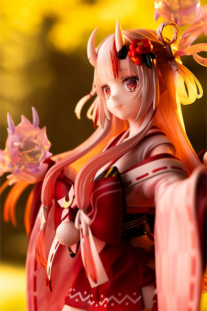 Hololive Production 1/7 Scale Statue Nakiri Ayame Shrine Maiden Fortune Outfit Ver