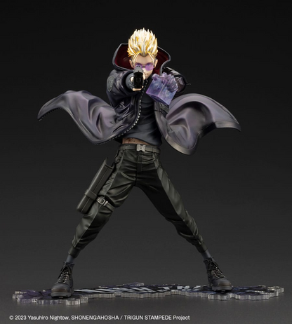 Trigun Stampede ARTFXJ 1/8 Scale Statue Vash the Stampede The Gunman in Black Ver