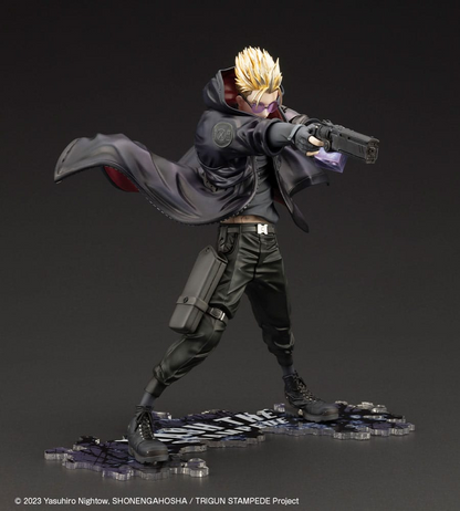 Trigun Stampede ARTFXJ 1/8 Scale Statue Vash the Stampede The Gunman in Black Ver