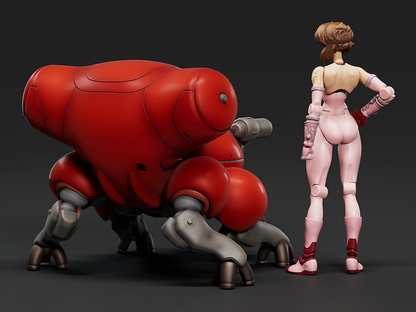 Ghost in the Shell PLAMAX minimum factory Motoko Kusanagi with Fuchikoma