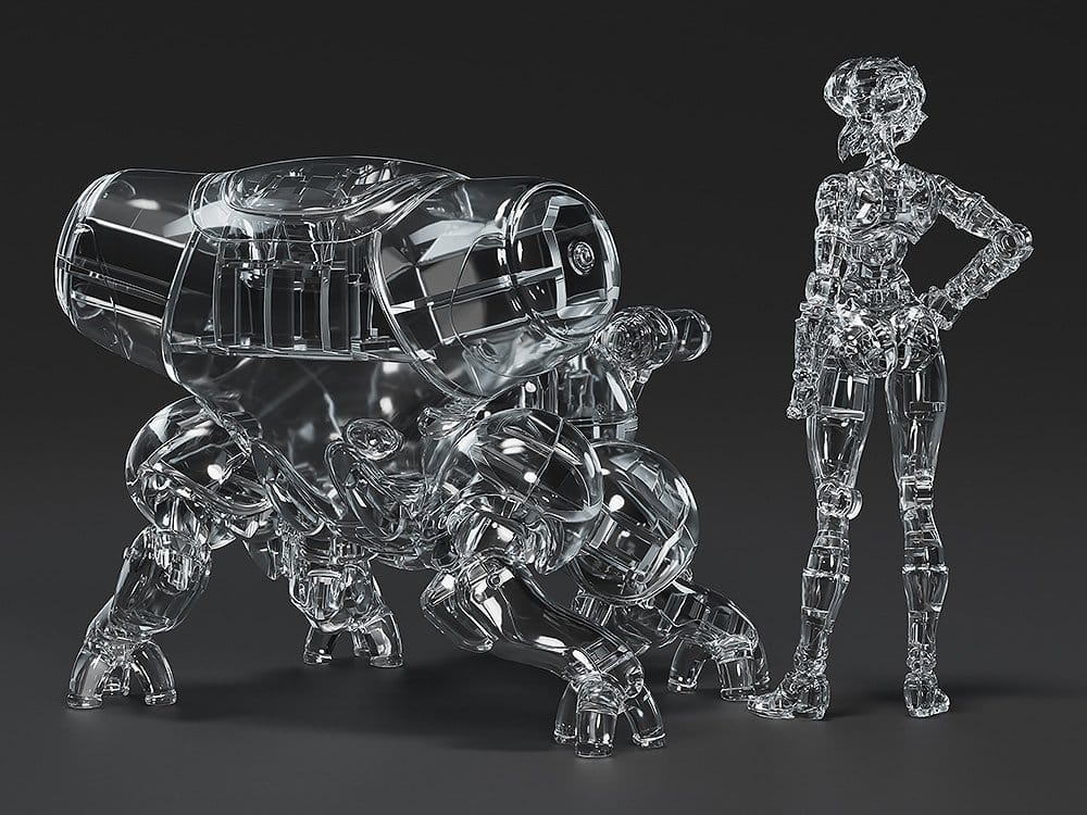 Ghost in the Shell PLAMAX minimum factory Motoko Kusanagi with Fuchikoma Thermoptic Camouflage Ver