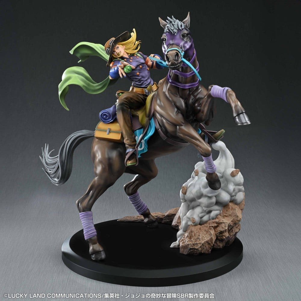 JoJo's Bizarre Adventure: Steel Ball Run Chouzou Art Collection Statue Gyro Zeppeli & Valkyrie
