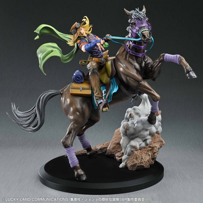 JoJo's Bizarre Adventure: Steel Ball Run Chouzou Art Collection Statue Gyro Zeppeli & Valkyrie