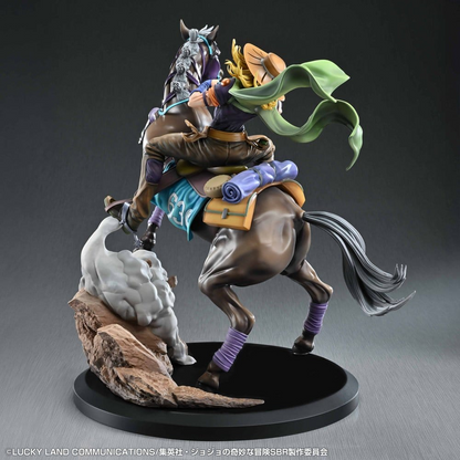 JoJo's Bizarre Adventure: Steel Ball Run Chouzou Art Collection Statue Gyro Zeppeli & Valkyrie