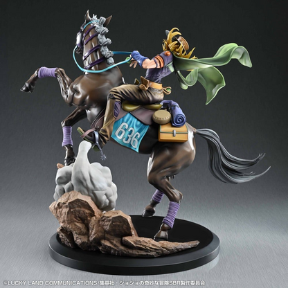 JoJo's Bizarre Adventure: Steel Ball Run Chouzou Art Collection Statue Gyro Zeppeli & Valkyrie