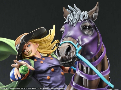 JoJo's Bizarre Adventure: Steel Ball Run Chouzou Art Collection Statue Gyro Zeppeli & Valkyrie