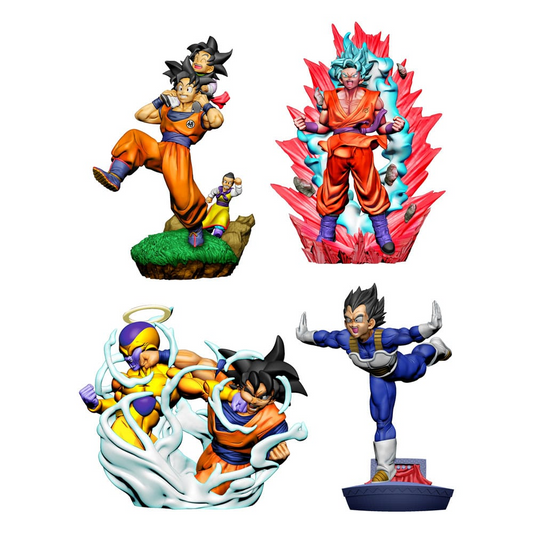 Dragon Ball Super Dracap Trading Figure 4-Pack Re: Birth Limit Breaking Ver - (Complete Box)