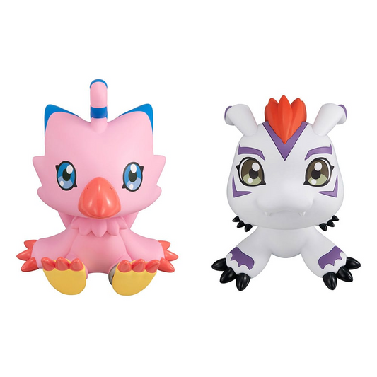 Digimon Adventure Piyomon & Gomamon Look Up Figure (With Gift)