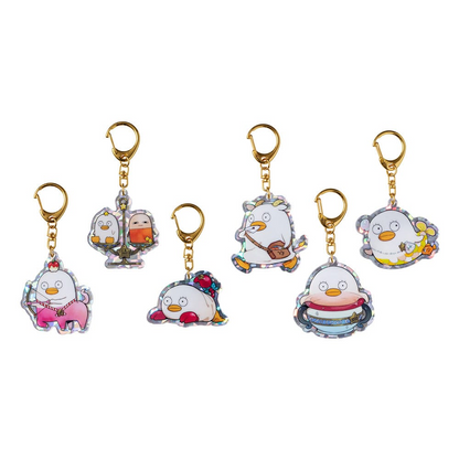 Gintama Acrylic Mascot Keychain Charms Elizabeth 12 Zodiac Signs Spring & Summer - (Complete Box)