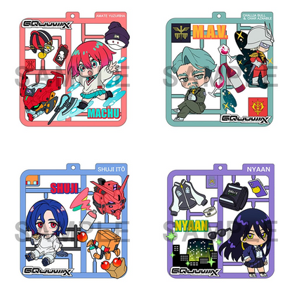 Mobile Suit Gundam GQuuuuuuX Plat Collection Keychain - (Complete Box)