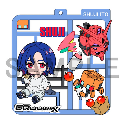 Mobile Suit Gundam GQuuuuuuX Plat Collection Keychain - (Complete Box)