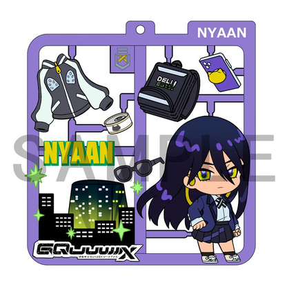 Mobile Suit Gundam GQuuuuuuX Plat Collection Keychain - (Complete Box)