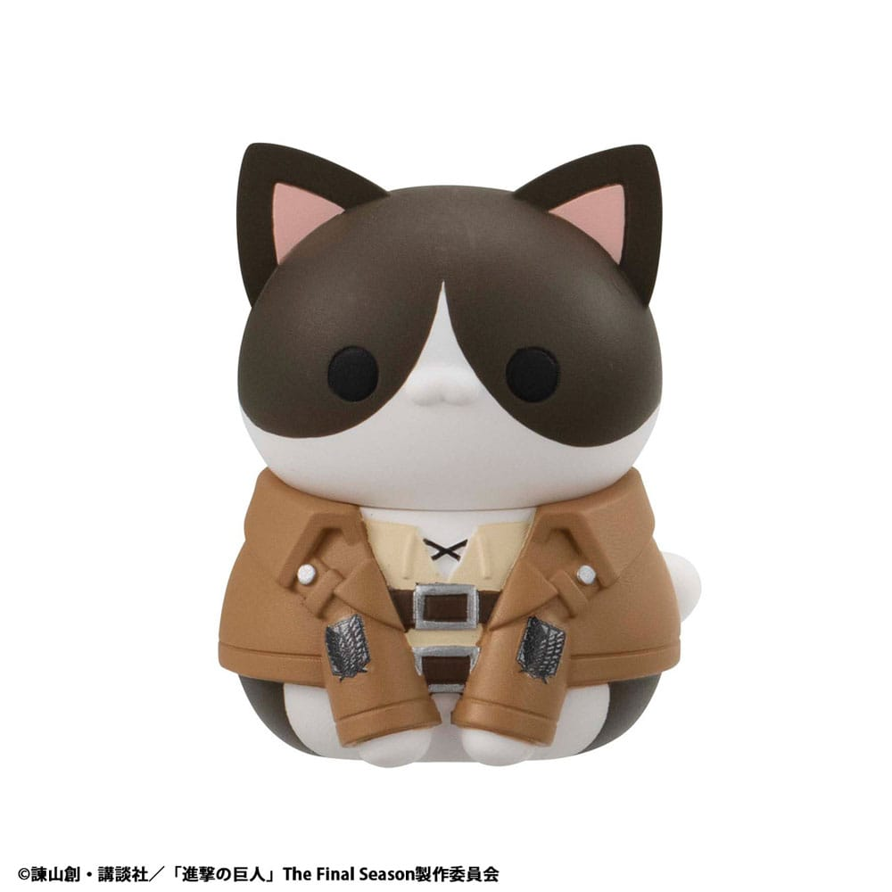 Attack on Titan Mega Cat Project Attack on Tinyan Trading Figures Gathering Scout Regiment danyan! (Complete Box)