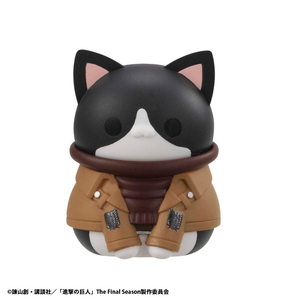 Attack on Titan Mega Cat Project Attack on Tinyan Trading Figures Gathering Scout Regiment danyan! (Complete Box)