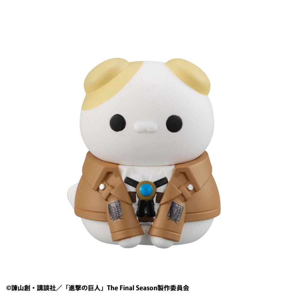 Attack on Titan Mega Cat Project Attack on Tinyan Trading Figures Gathering Scout Regiment danyan! (Complete Box)