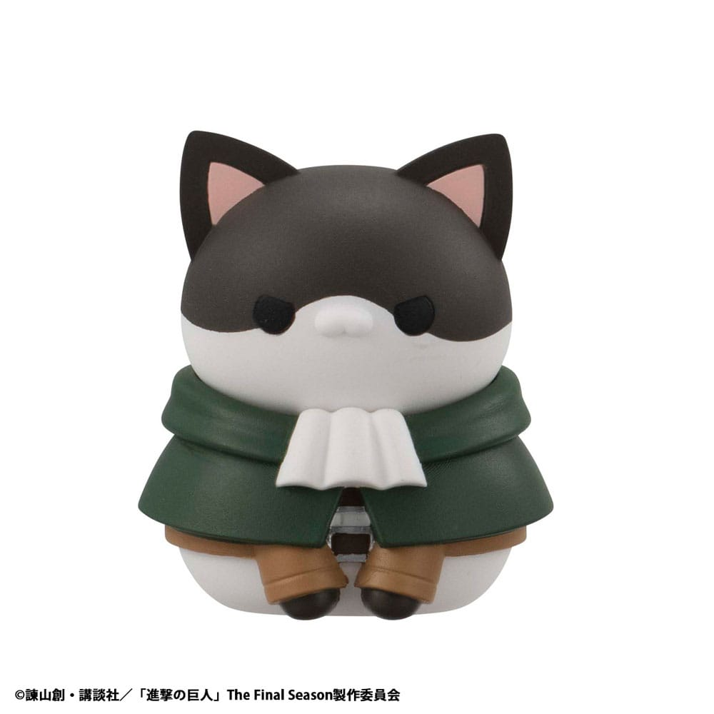 Attack on Titan Mega Cat Project Attack on Tinyan Trading Figures Gathering Scout Regiment danyan! (Complete Box)