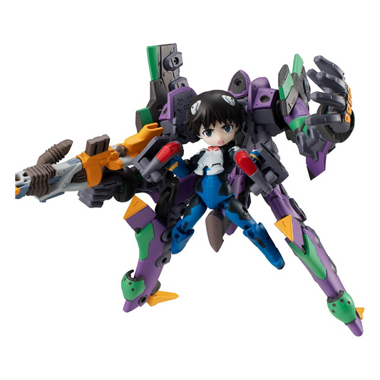 Evangelion Desktop Army Figure Shinji Ikari & Evangelion No. 1 New Theatrical Edition