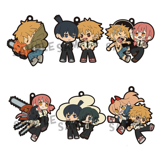 Chainsaw Man Rubber Mascot Buddycolle Rubber Charms - (Complete Box)