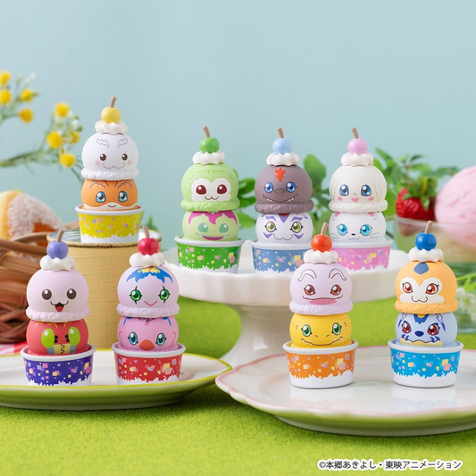 Digimon Adventure Blind Box Tsumichen Stack Up & Change Series (With Gift)- (COMPLETE BOX)