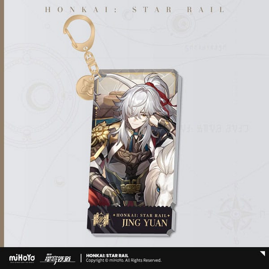 Honkai Star Rail Acrylic Keychain Jing Yuan