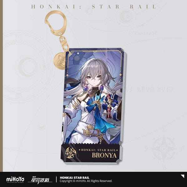 Honkai Star Rail Acrylic Keychain Bronya