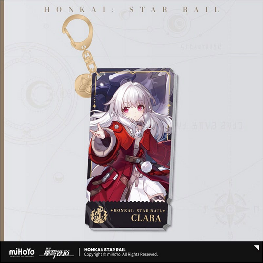 Honkai Star Rail Acrylic Keychain Clara