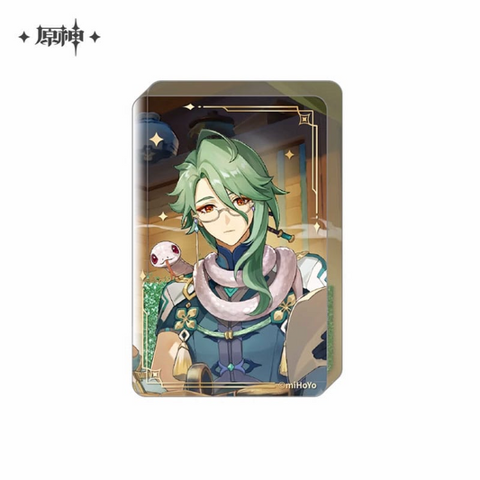 Genshin Impact Acrylic Stand With Glitter Baizhu