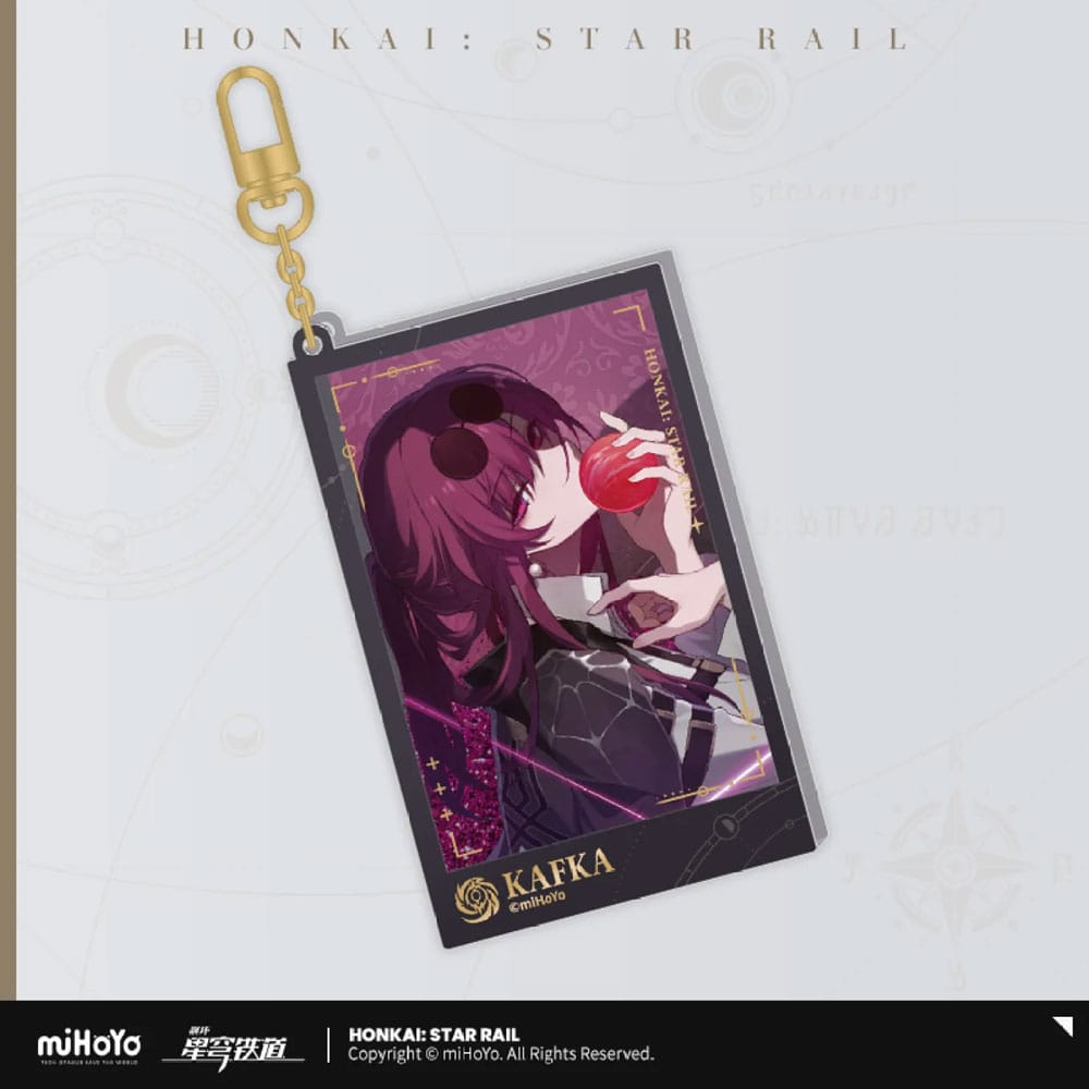 Honkai: Star Rail Countdown Departure Series Acrylic Keychain Kafka Glitter