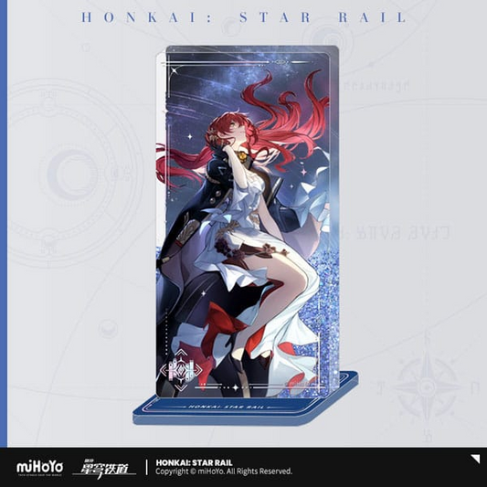 Honkai Star Rail Light Cone Acrylic Stand With Glitter: Himeko Night on the Milky Way