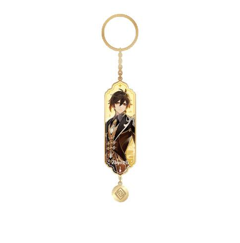 Genshin Impact Metal Keychain Zhongli