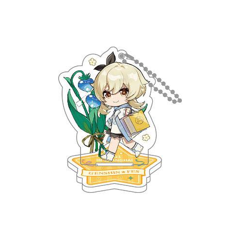 Genshin Impact Fes 2021 Acrylic Keychain Traveler Lumine