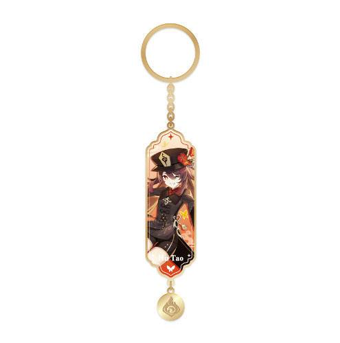 Genshin Impact Metal Keychain Hu Tao