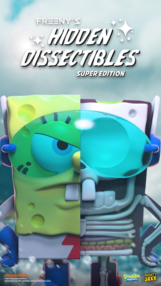 Spongebob Squarepants Superhero Hidden Dissectibles Blind Box Figures