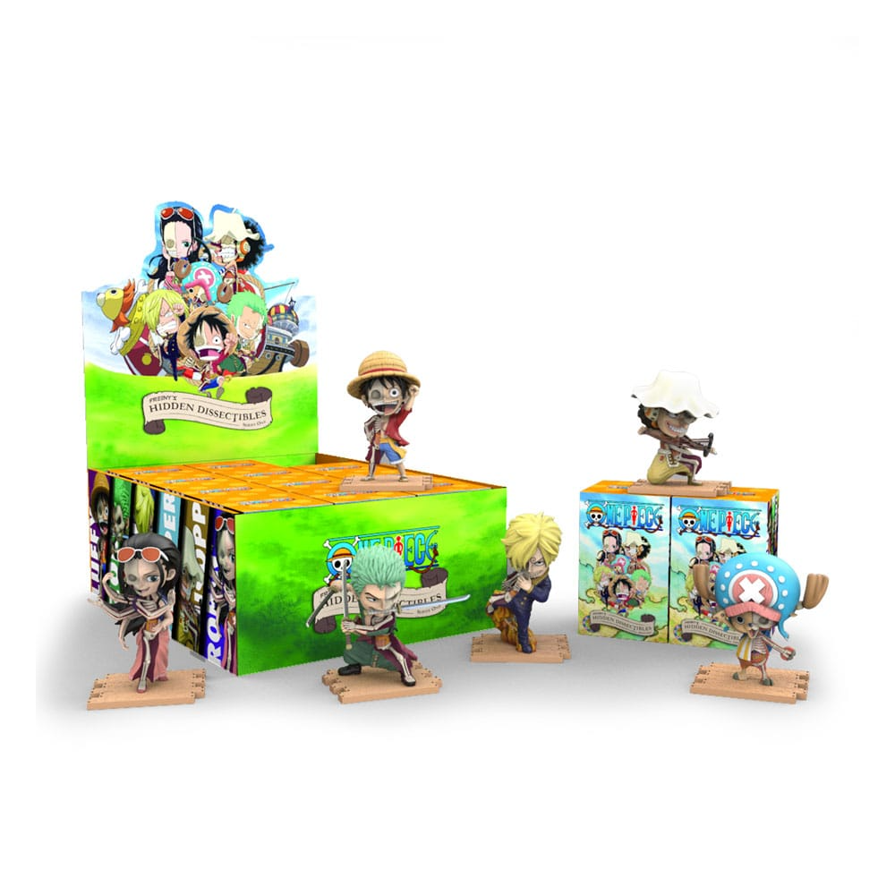 One Piece Straw Hat Crew Hidden Dissectible Blind Box Figures