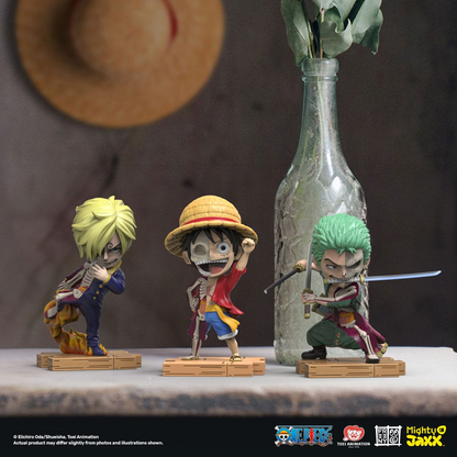 One Piece Freeny's Hidden Dissectables Vinyl Figure Luffy, Zoro and Sanji