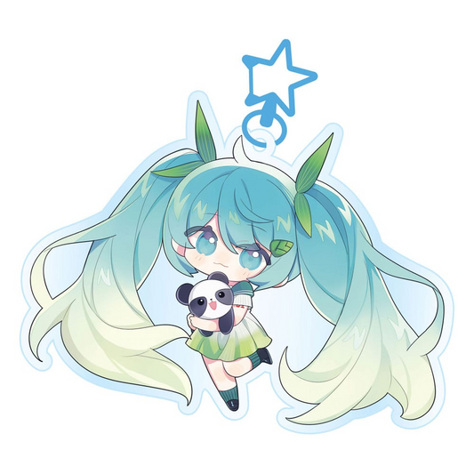 Vocaloid Hatsune Miku Acrylic Keychain Kawaii Spring Time